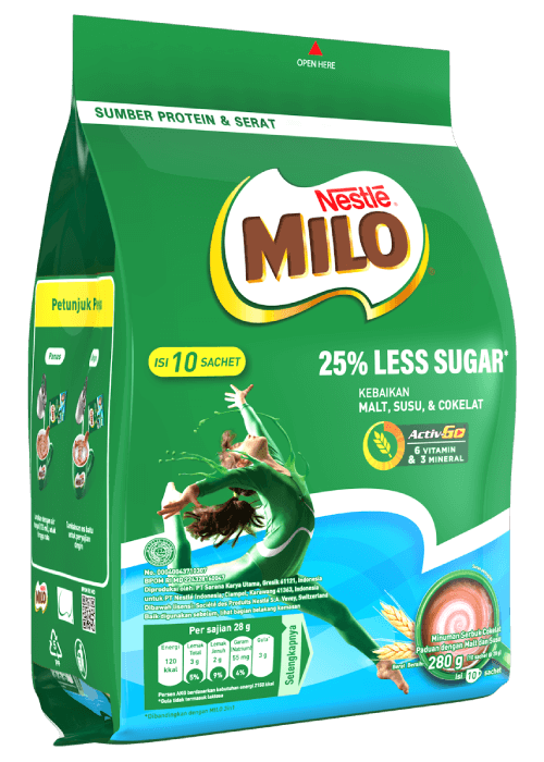 MILO Less Sugar