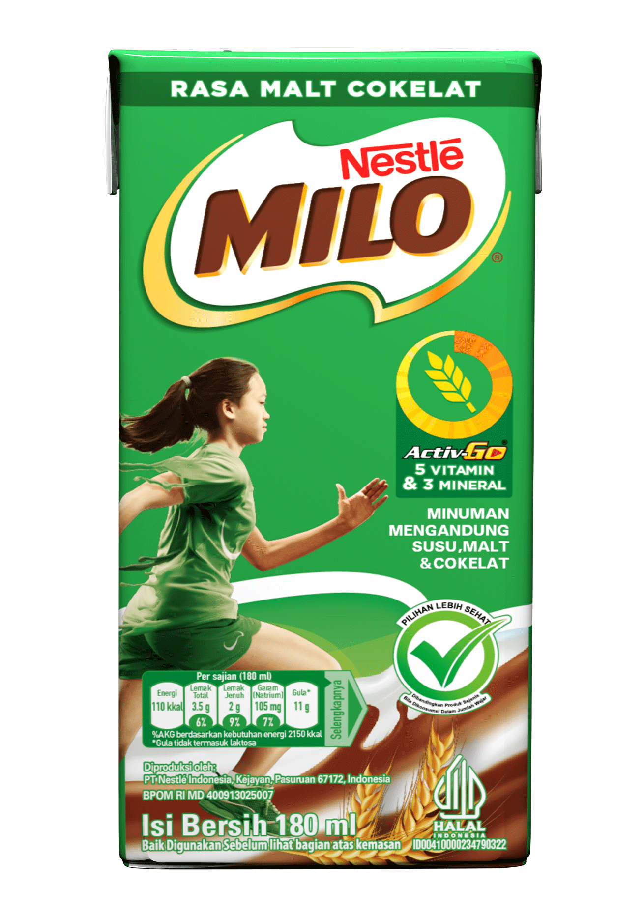 Produk MILO Kotak UHT 180ml