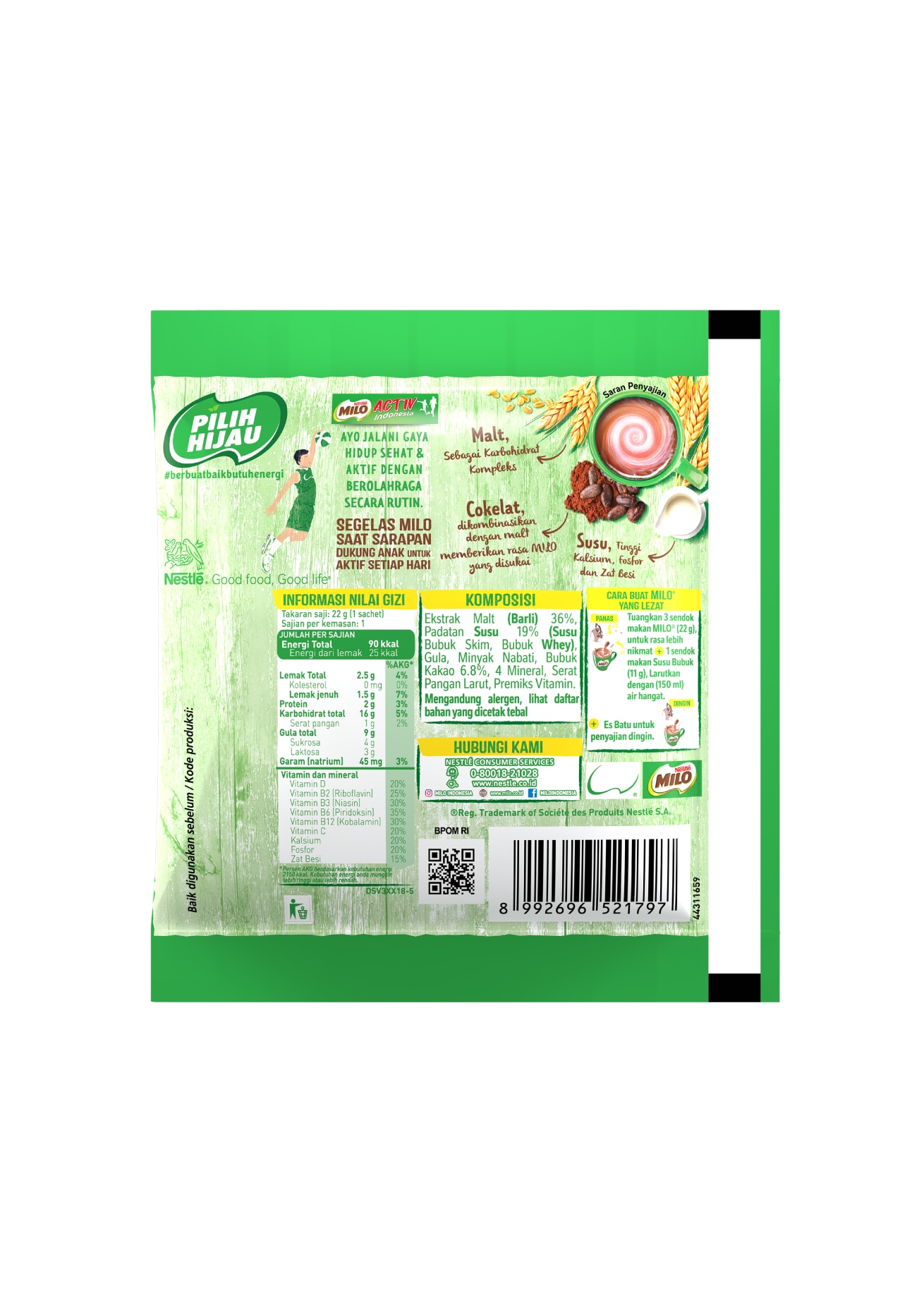 produk milo activ-go sachet 22g