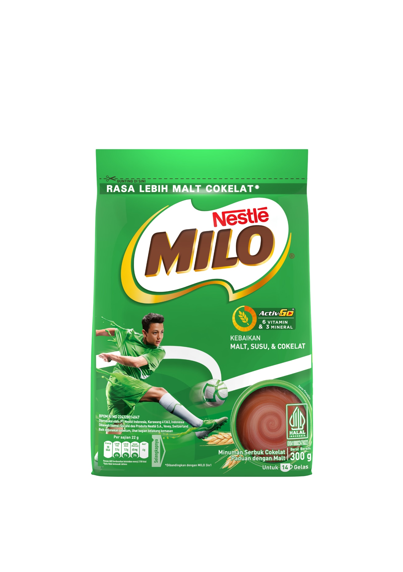 produk milo activ-go pouch 300g