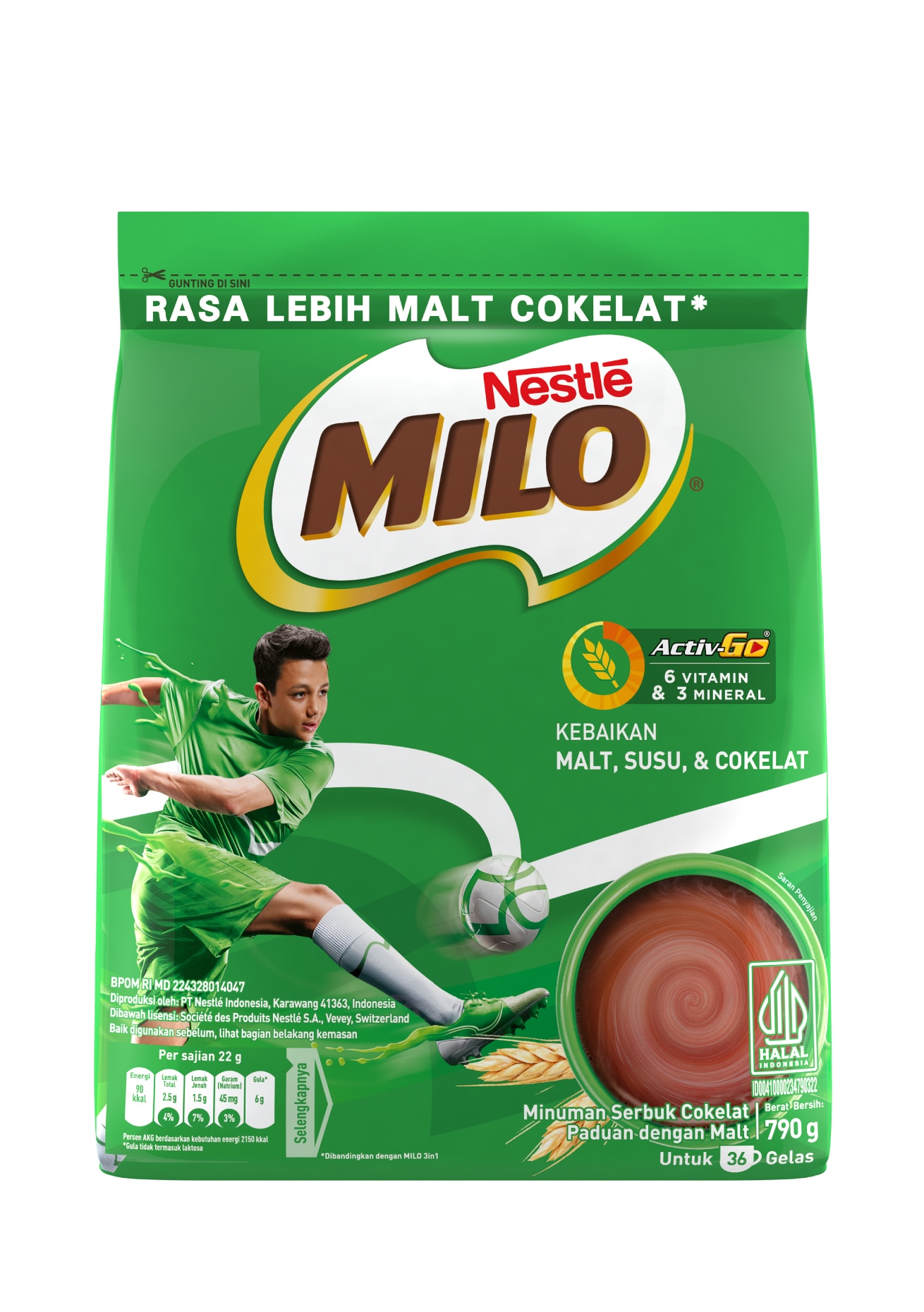 produk milo activ-go pouch 790g