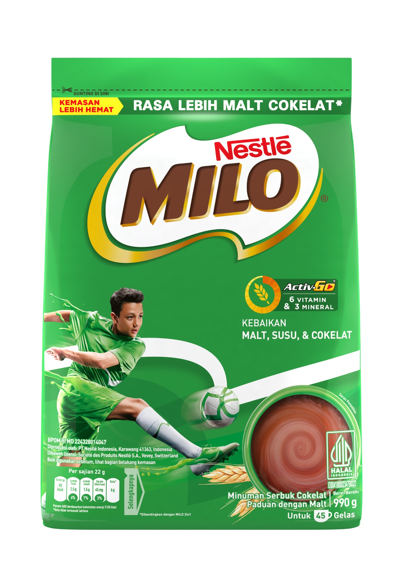 MILO Activ-Go Pouch 990gr