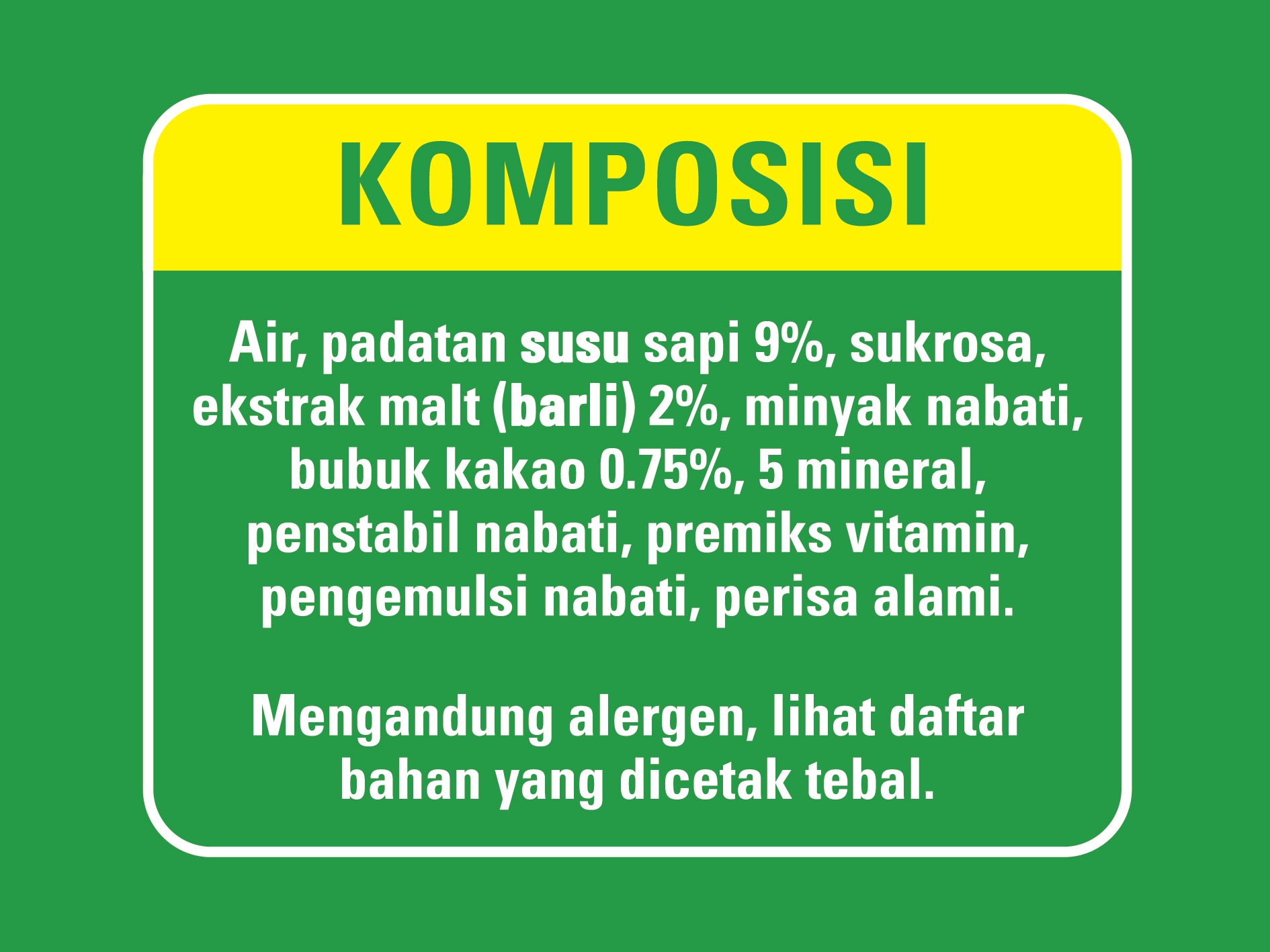 Produk MILO Kotak UHT 180ml