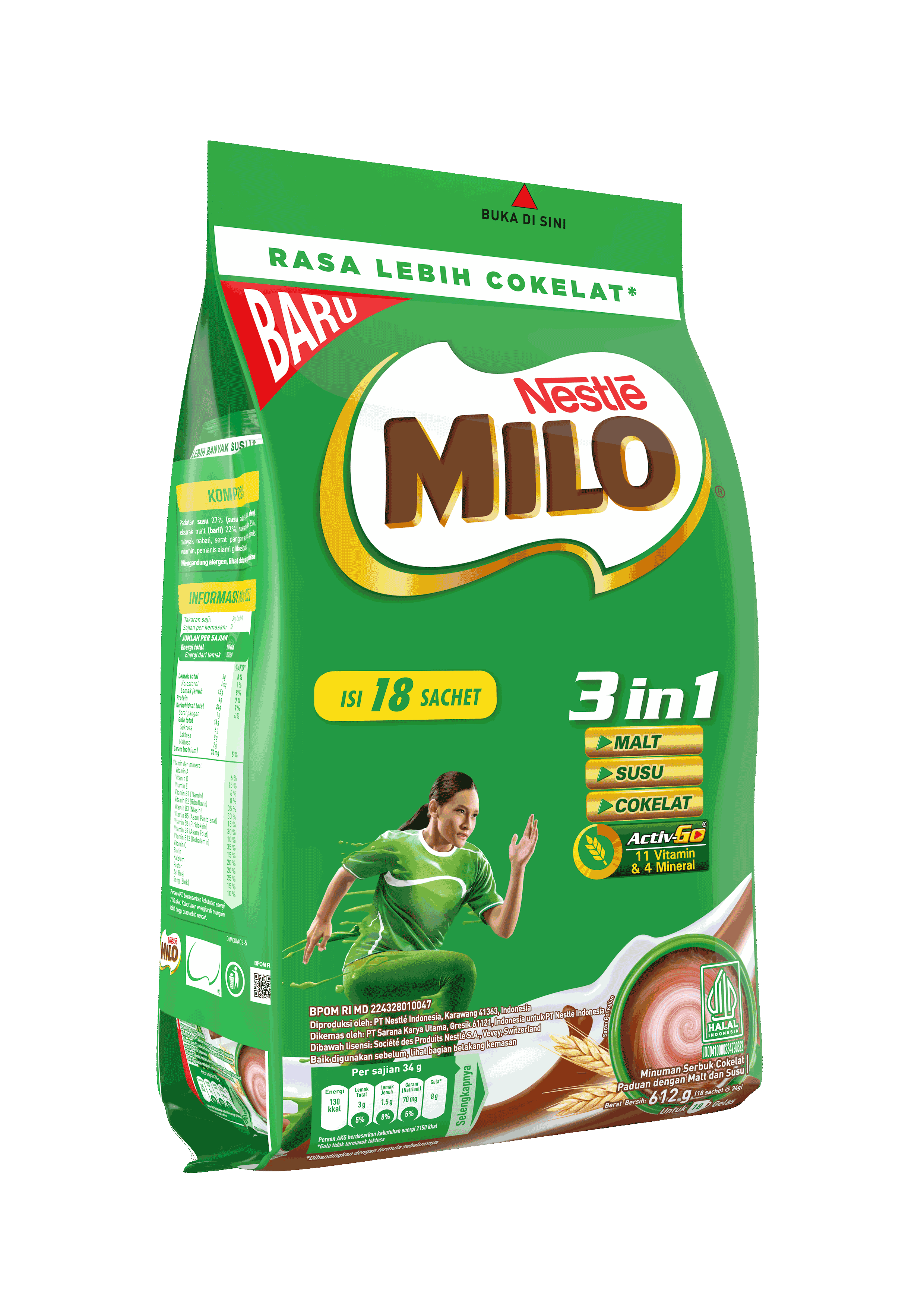 MILO 3in1 Polybag 18x34