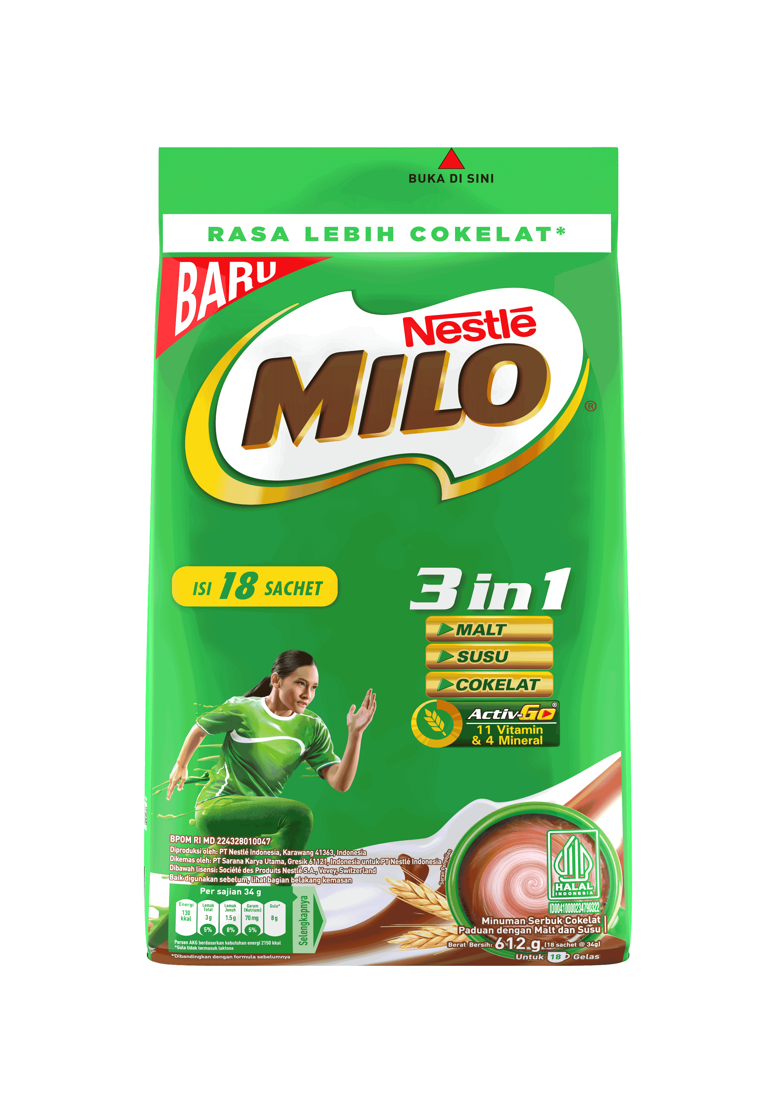 MILO 3in1 Polybag 18x34