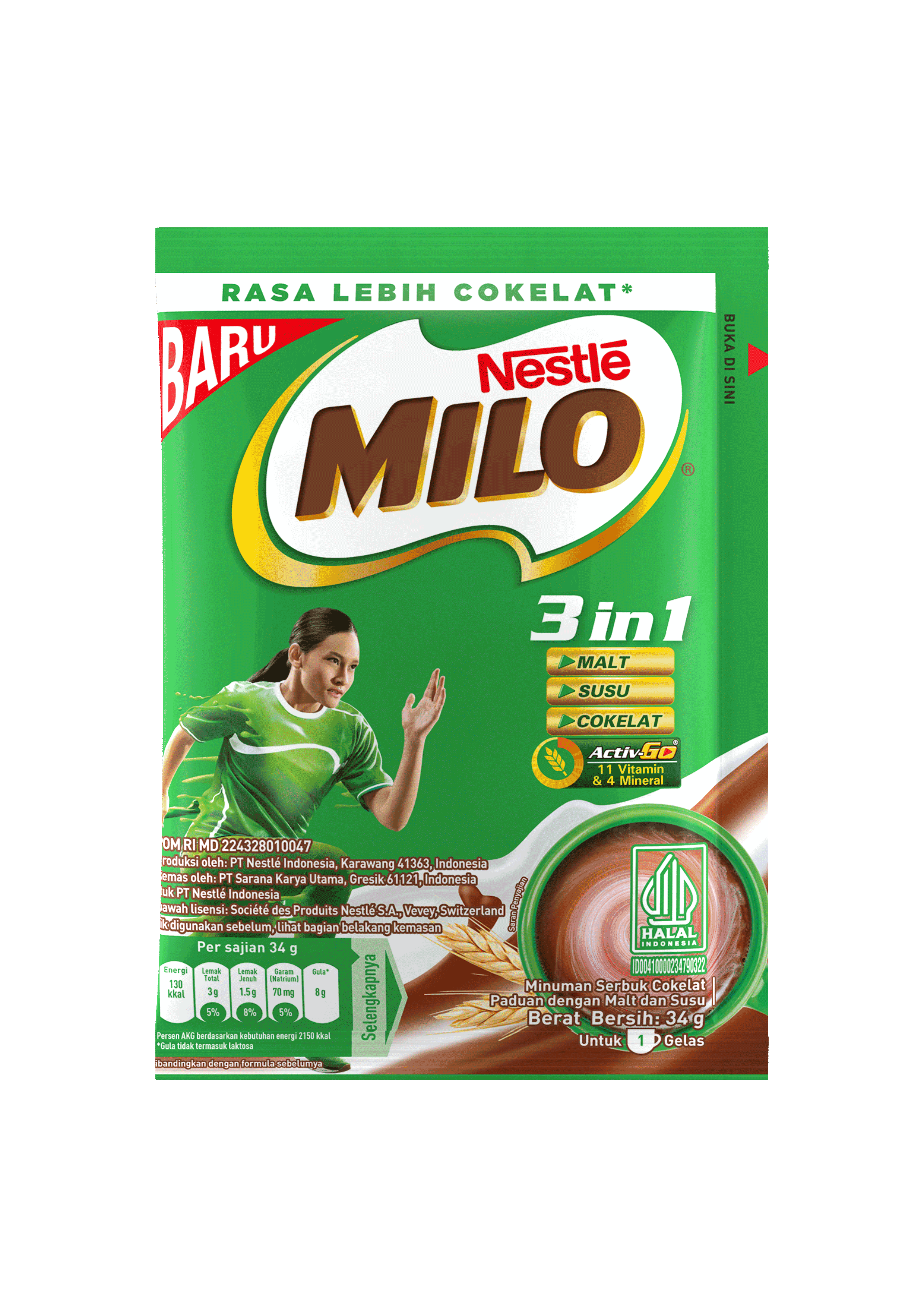 Produk Minuman Milo 3in1 Sachet 35g | MILO Indonesia