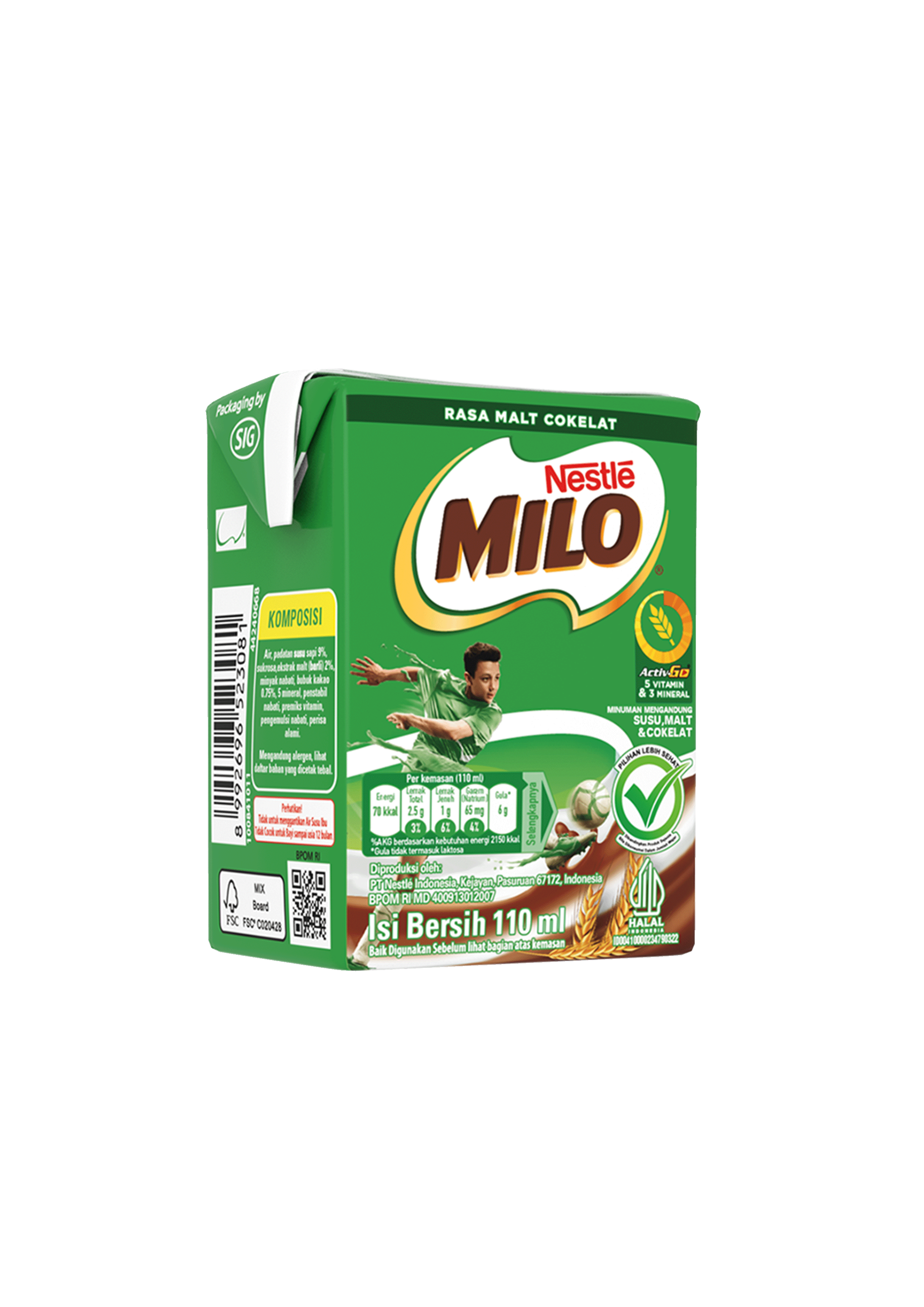 Produk Milo UHT Kotak 110ml