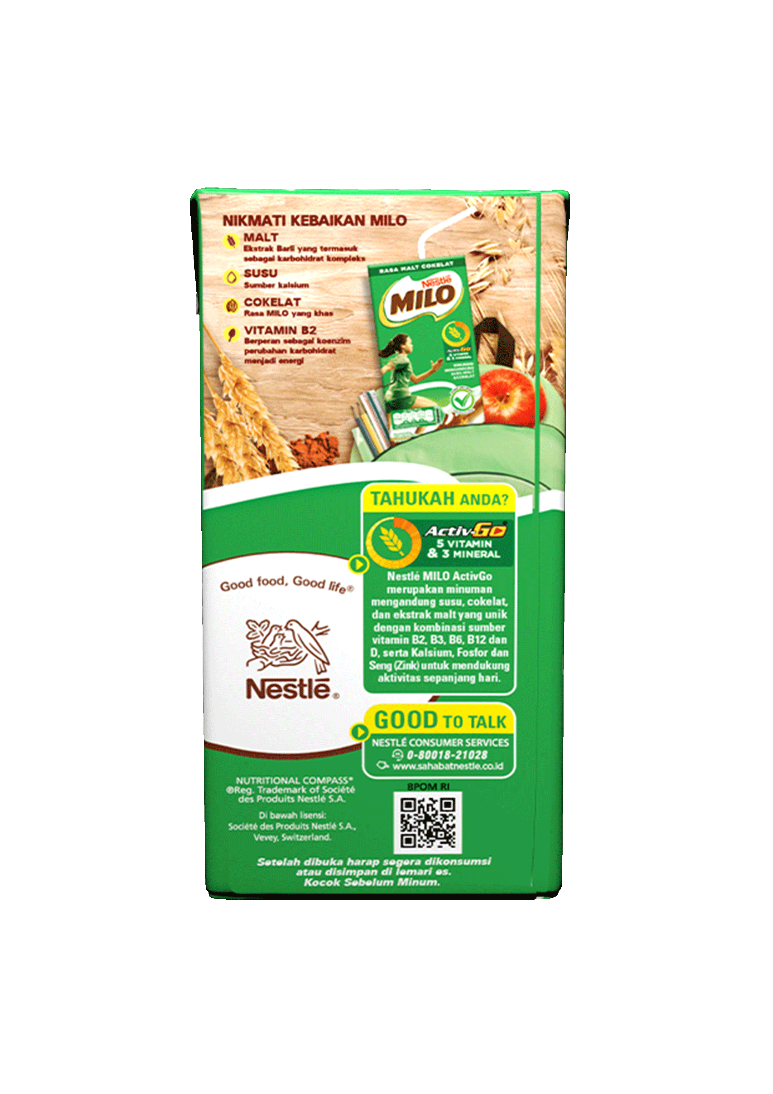 Produk MILO Kotak UHT 180ml